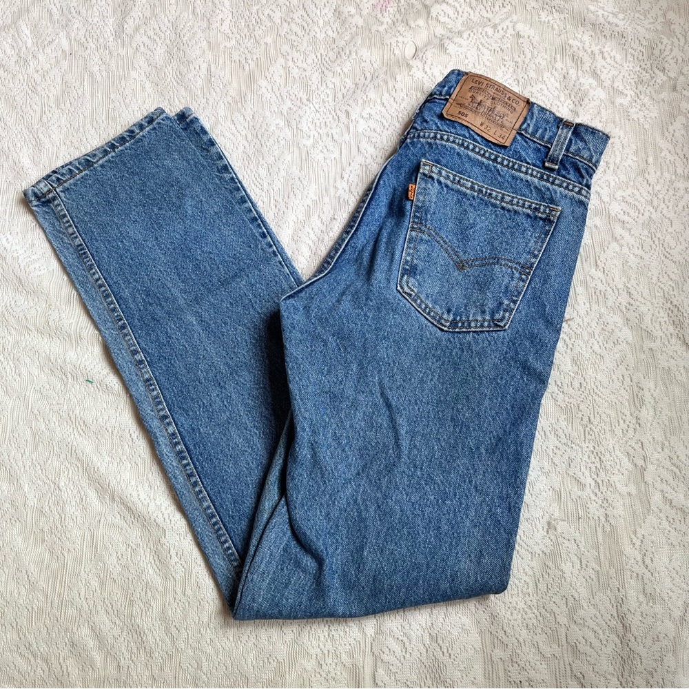 Men’s Vintage Levi’s orange tab 505 jeans